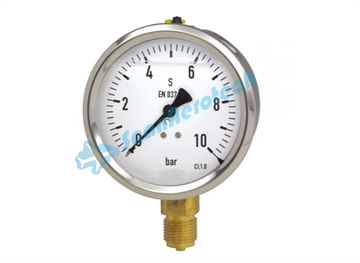 0-10BAR Pressure gauge G 1/2 B Bottom connection